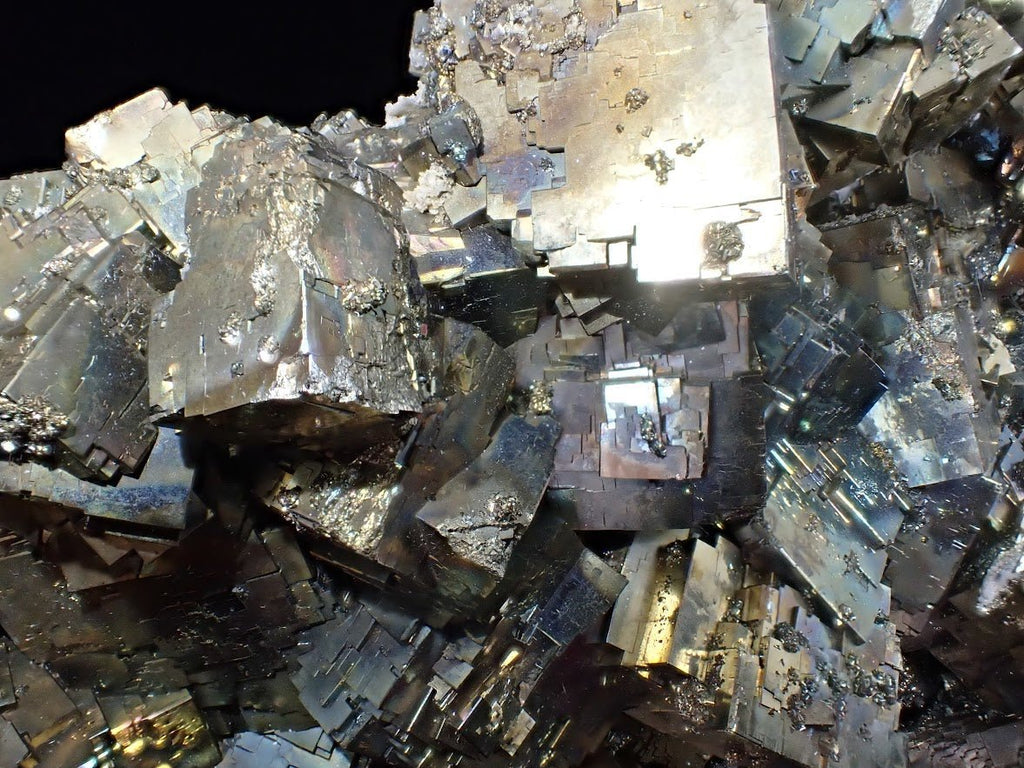 Rainbow Iridescent Pyrite Cluster | Premium Specimen | Daye, China