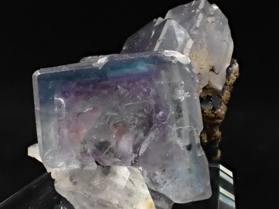Purple Fluorite with Quartz and Mica – YGX Mine, China