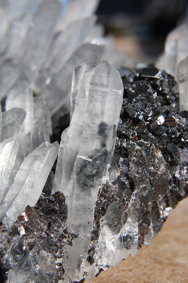 Quartz + Pyrite on Sphalerite | Krushkov Dolming, Bulgaria