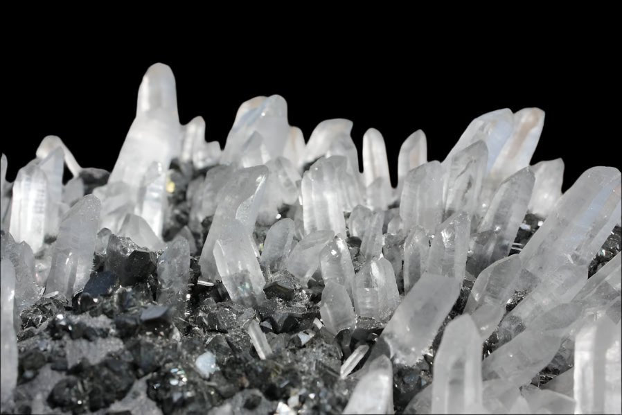 Quartz + Pyrite on Sphalerite | Krushkov Dolming, Bulgaria