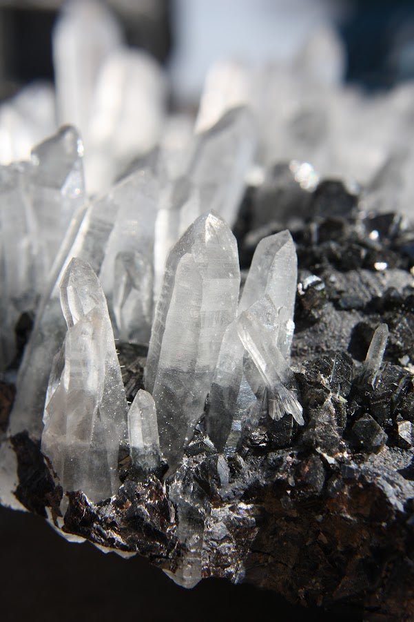 Quartz + Pyrite on Sphalerite | Krushkov Dolming, Bulgaria