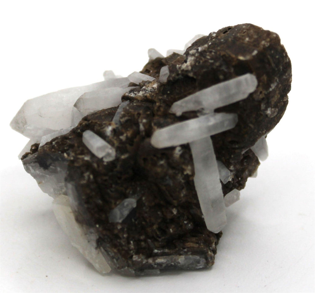 Quartz on Calcite Cluster | UV Reactive Mineral Specimen | China