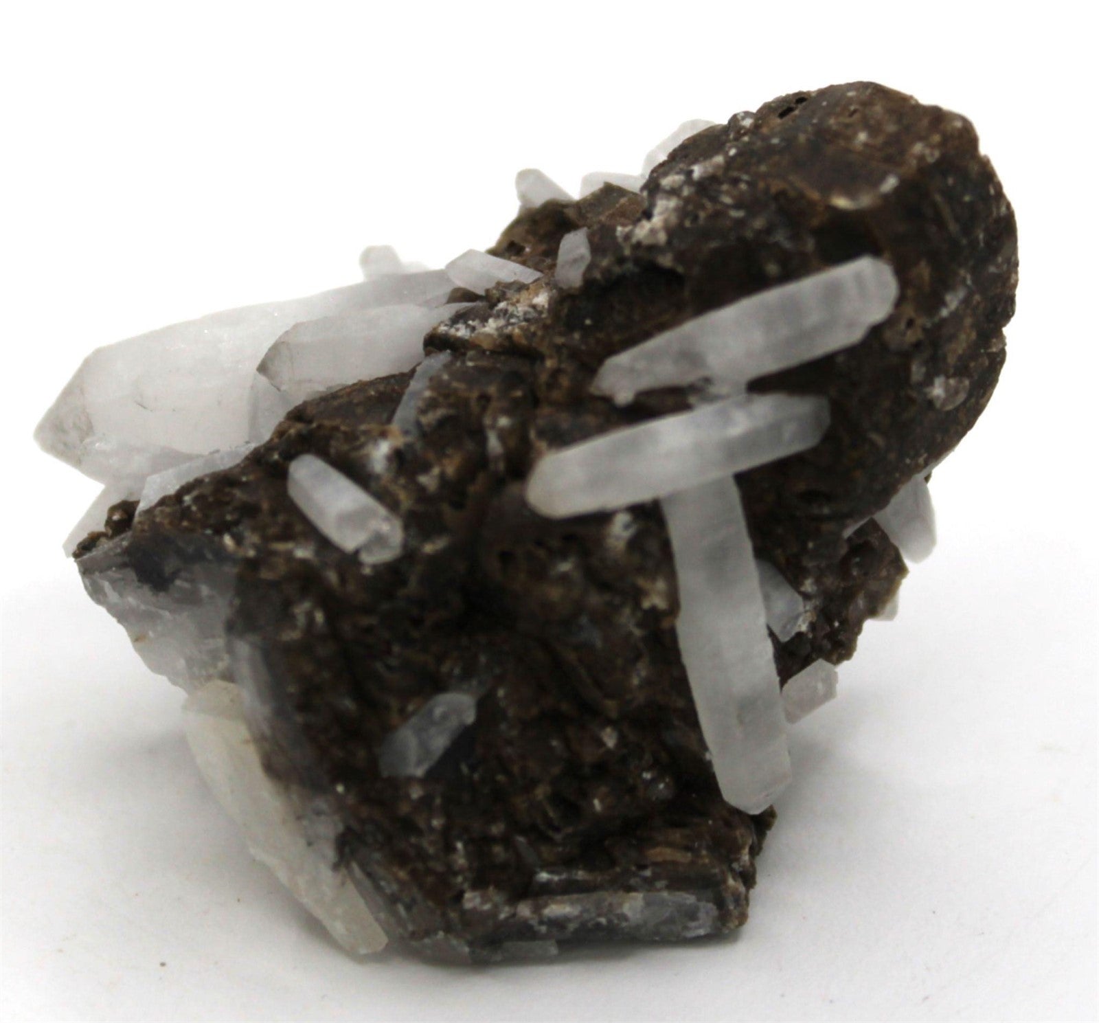 Quartz on Calcite Cluster | UV Reactive Mineral Specimen | China