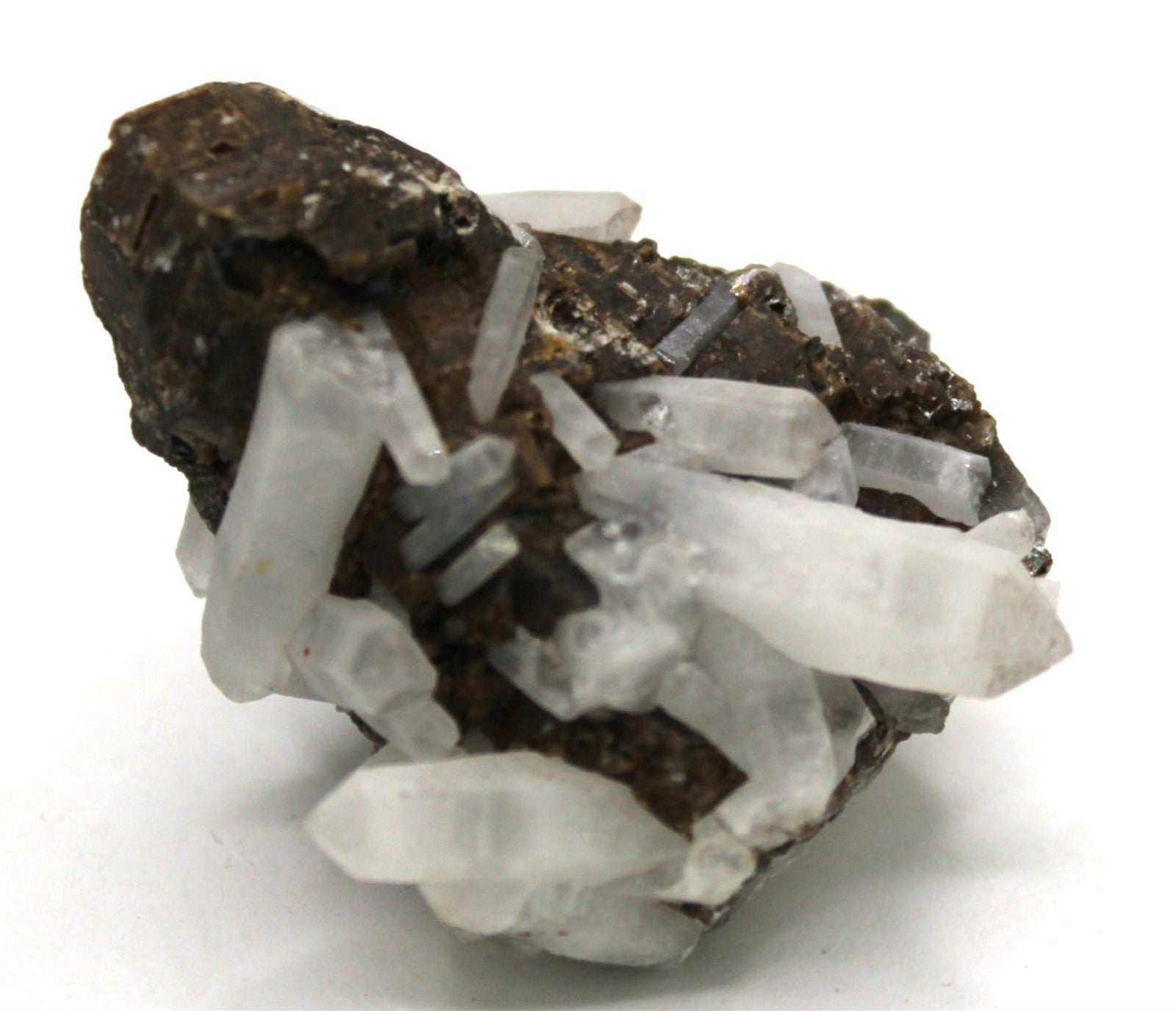 Quartz on Calcite Cluster | UV Reactive Mineral Specimen | China