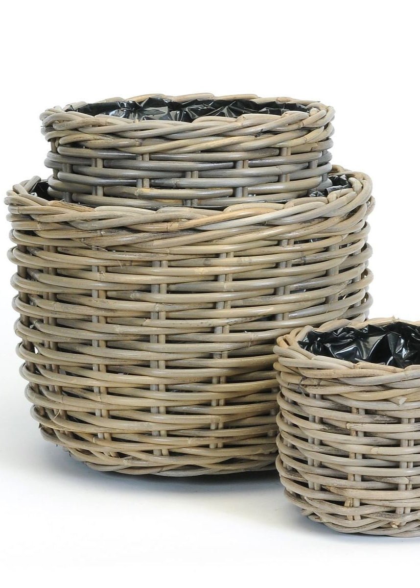 Round Rattan | Basket Planter
