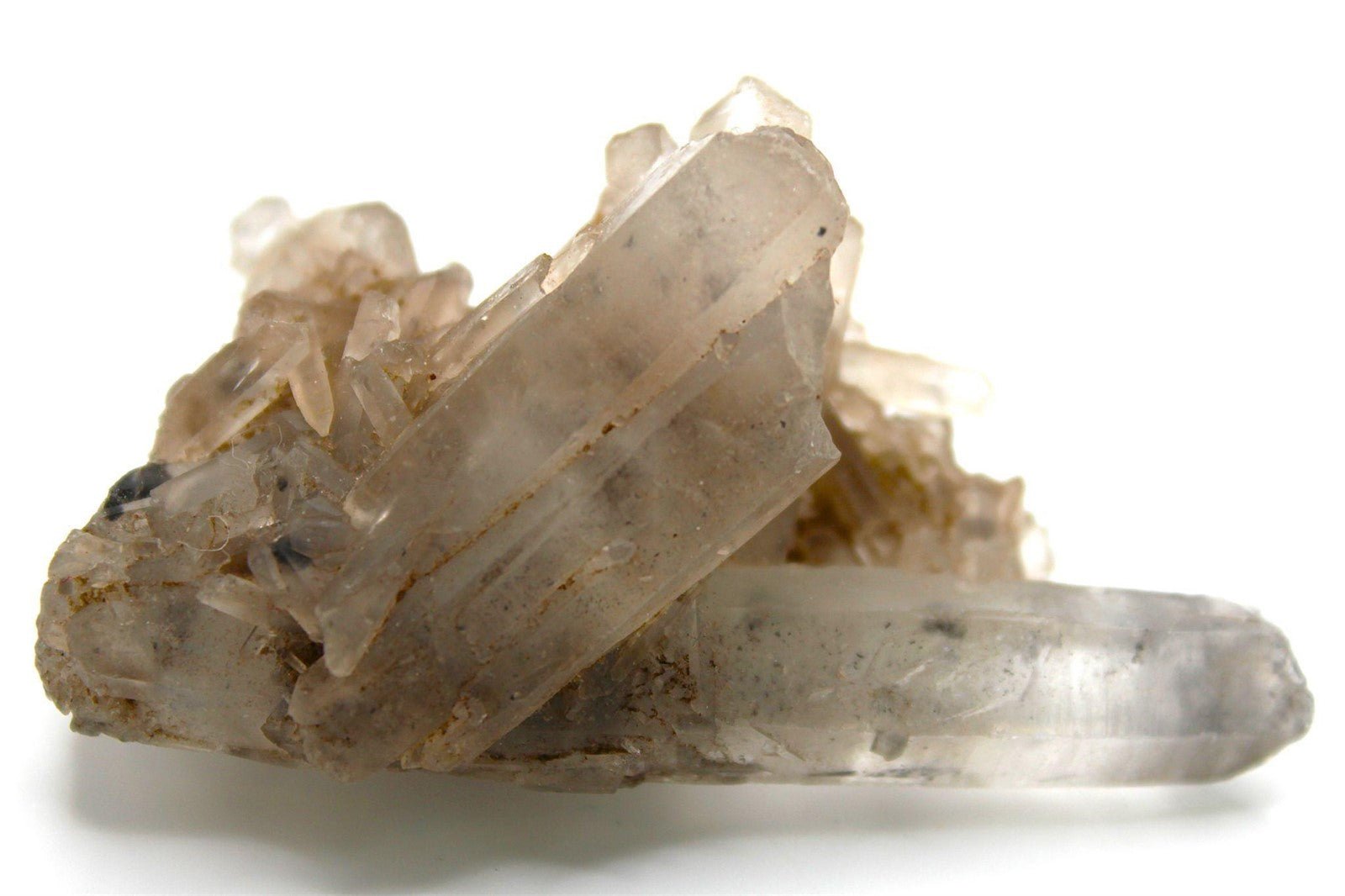 Smoky Garden Quartz Crystal Cluster | Jinkouhe China
