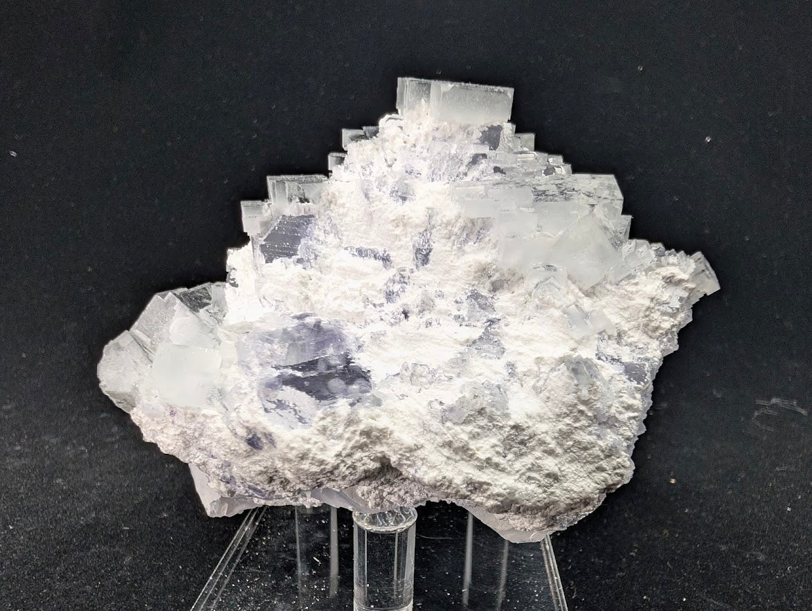 Snow Mountain Fluorite with White Dolomite | Quzhou, Zhejiang, China