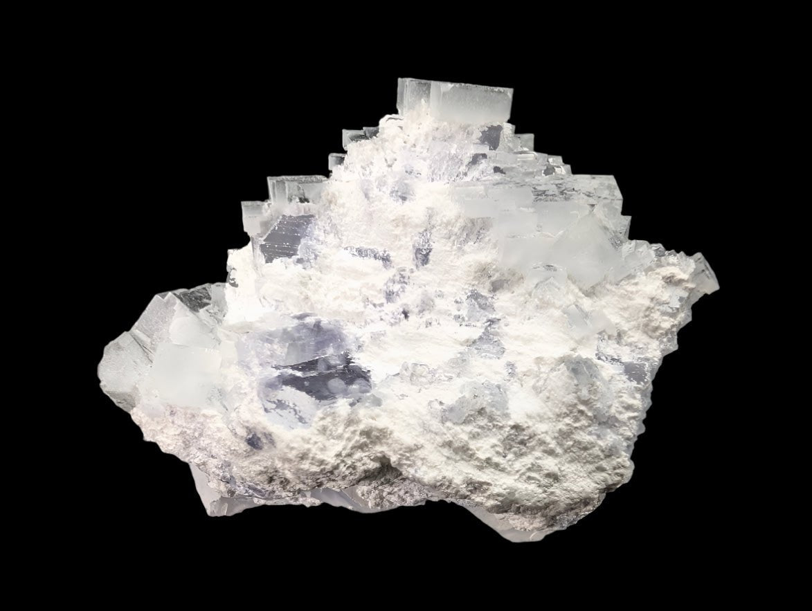 Snow Mountain Fluorite with White Dolomite | Quzhou, Zhejiang, China