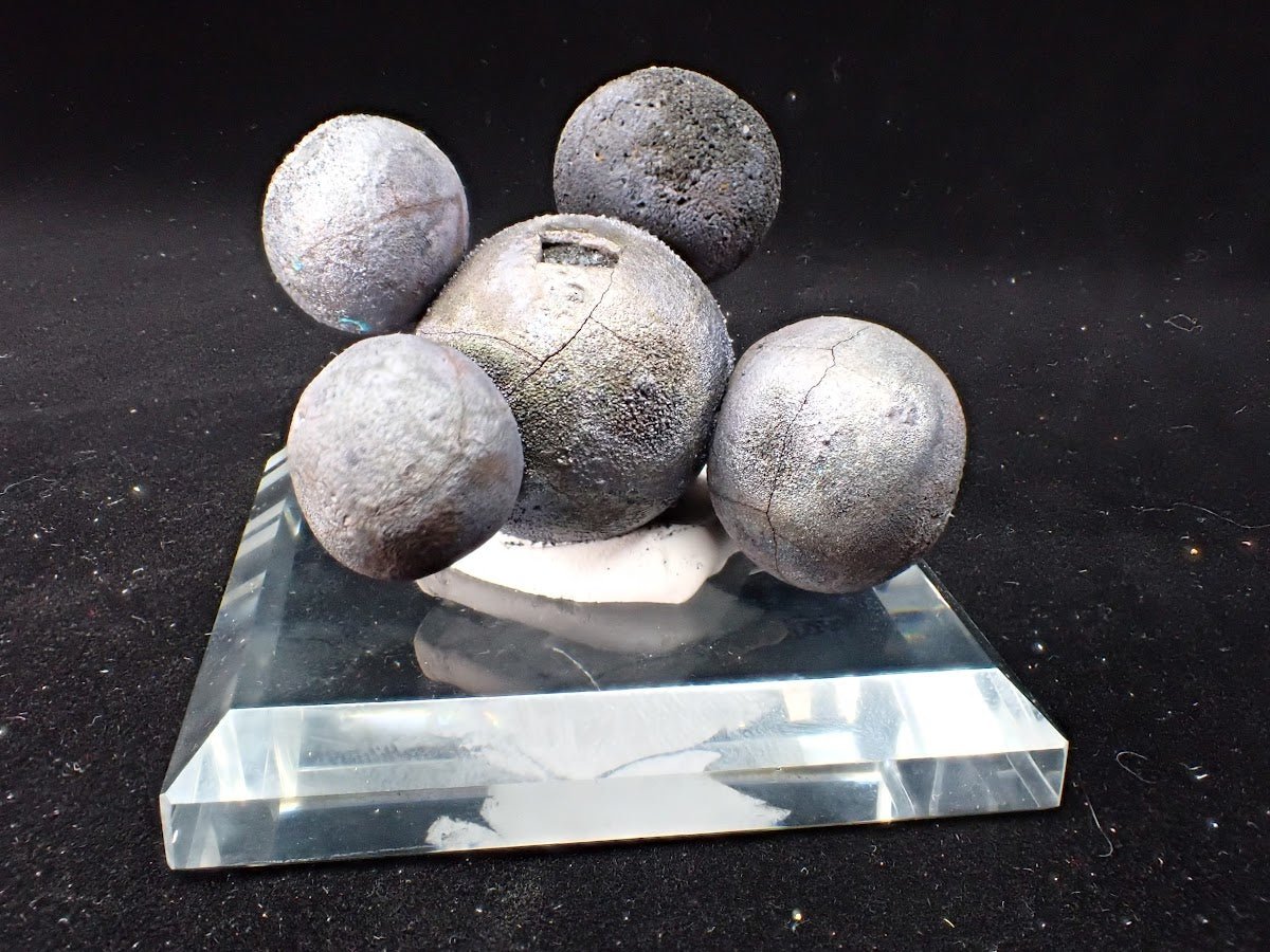 Spherical Chalcopyrite Cluster | Tonglushan Mine, China