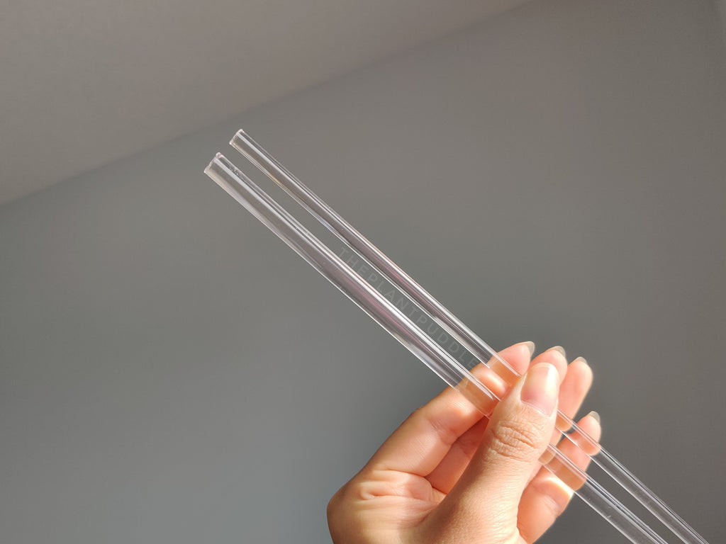 Straight Plant Stakes | 6mm and 8mm Clear Acrylic