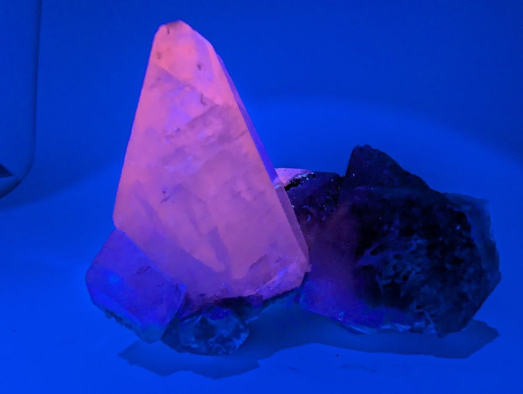 Striking Dogtooth Calcite with Dendritic Inclusions