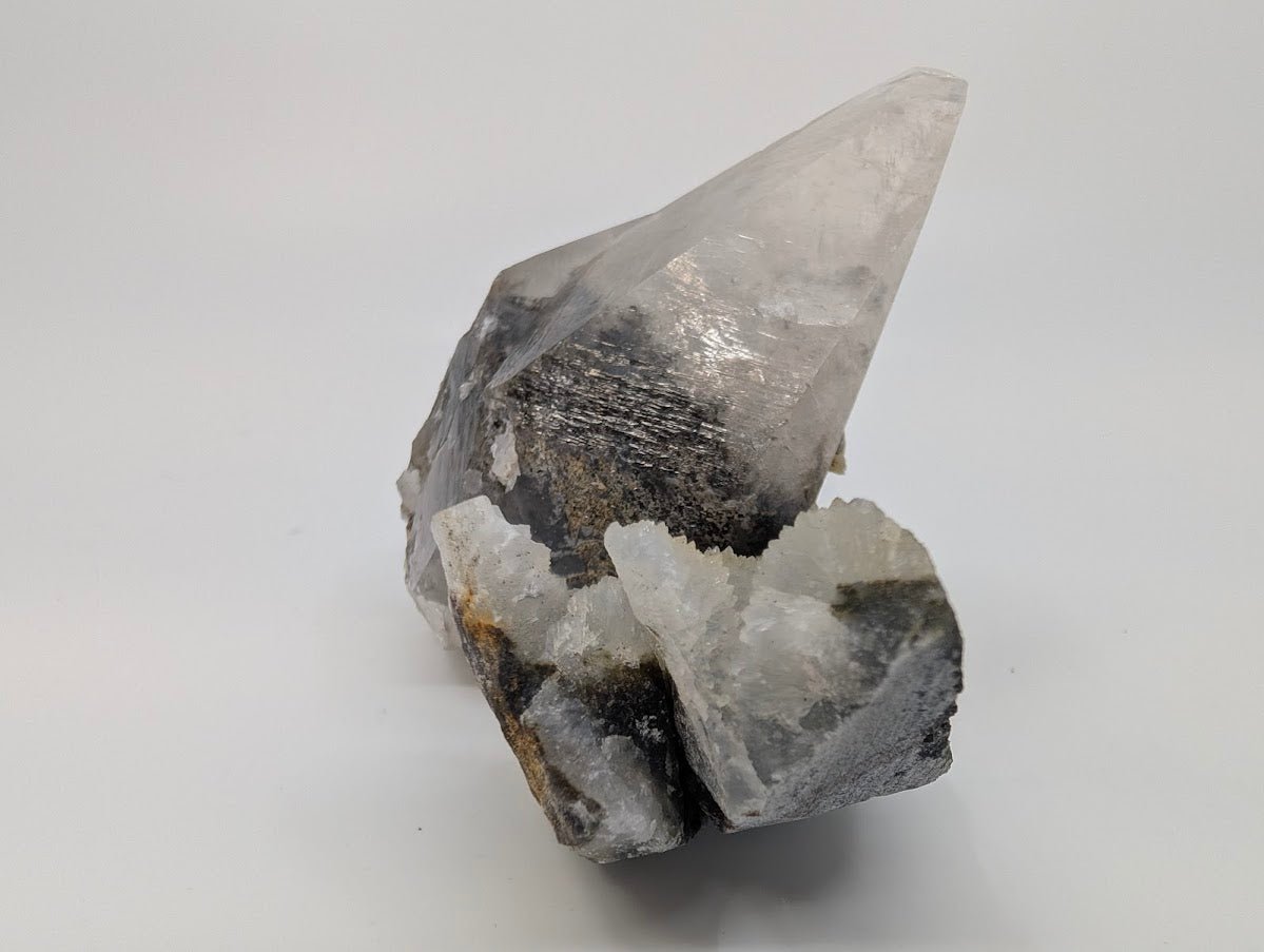 Striking Dogtooth Calcite with Dendritic Inclusions and Sugar Sphalerite