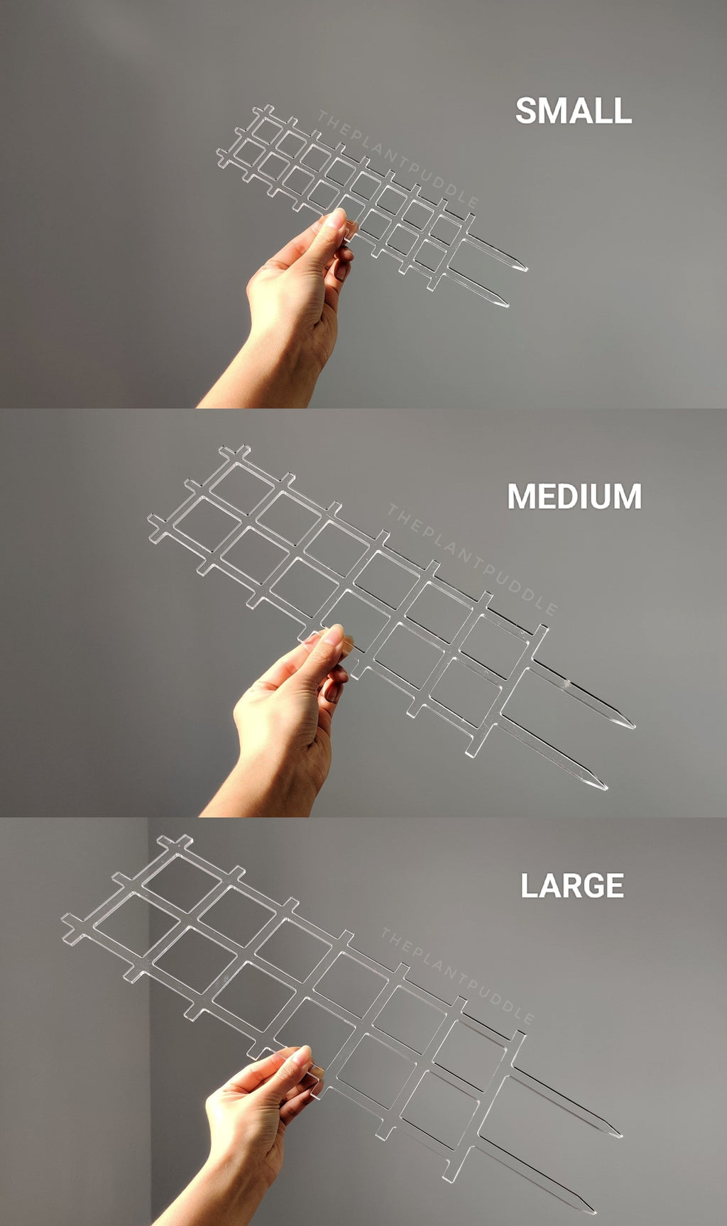 Fence Lattice Plant Trellis | Super Clear Acrylic