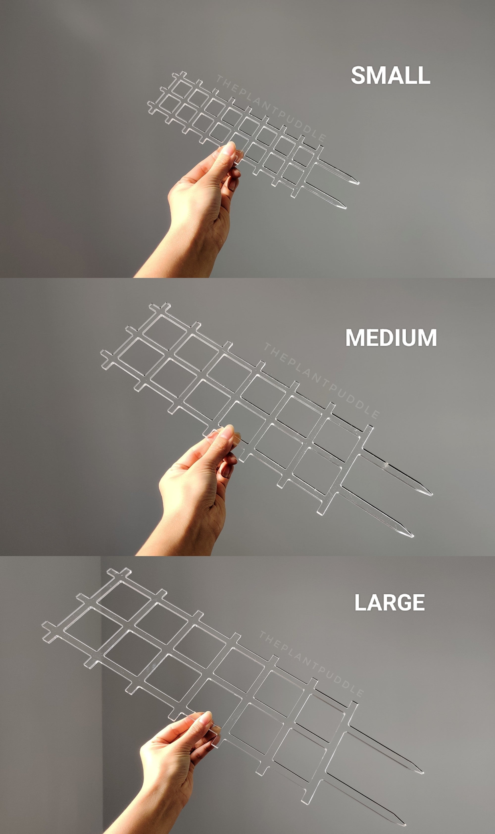 Fence Lattice Plant Trellis | Super Clear Acrylic