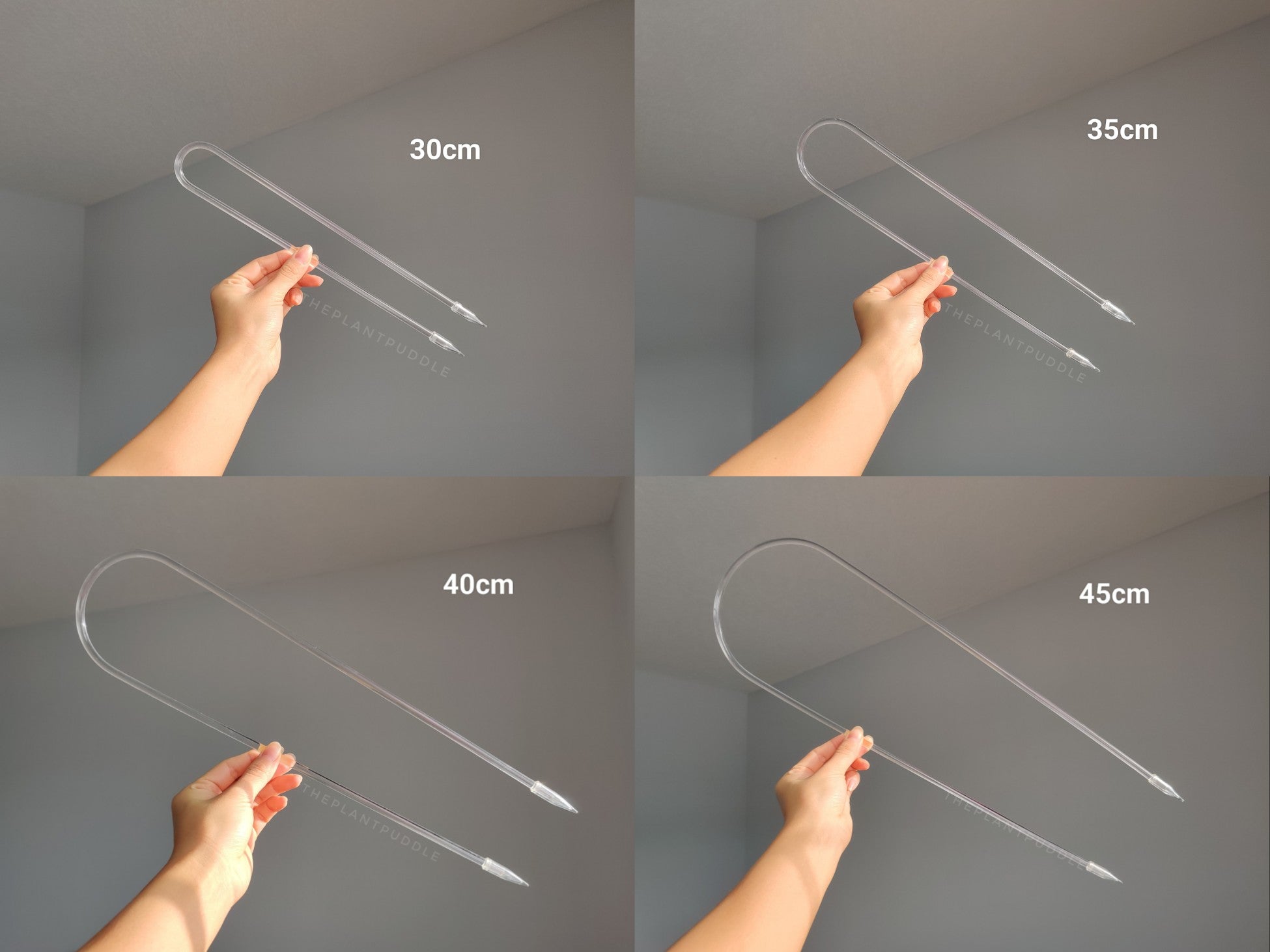 U-Shaped Trellis | Super Clear, Removable Anchors