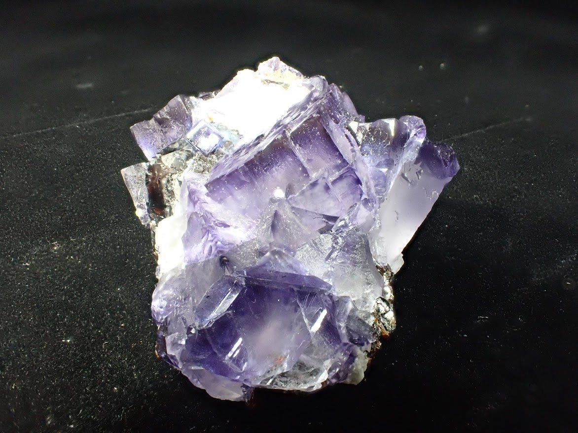 Violet Fluorite with Sphalerite | Elmwood Mine, Tennessee, USA