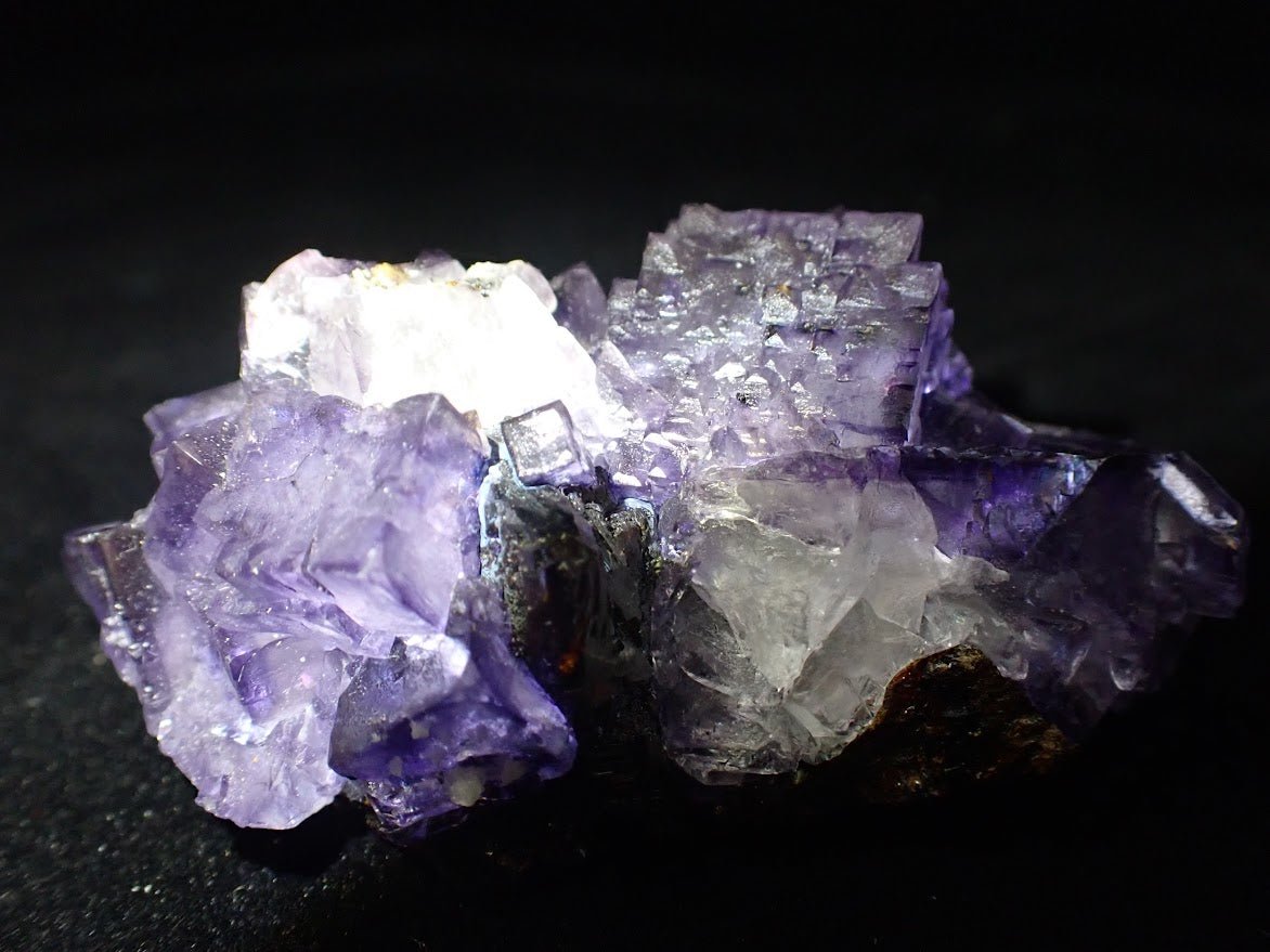 Violet Fluorite with Sphalerite | Elmwood Mine, Tennessee, USA