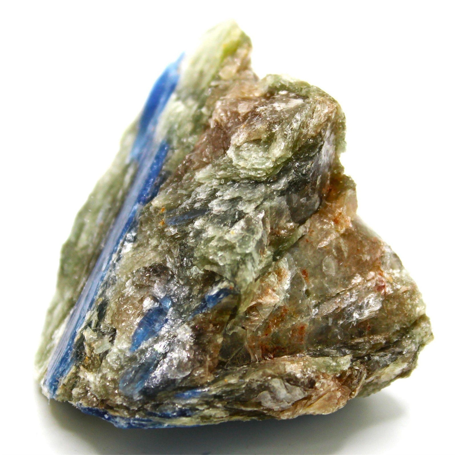 Vivid Blue Kyanite in Mica Matrix | USA