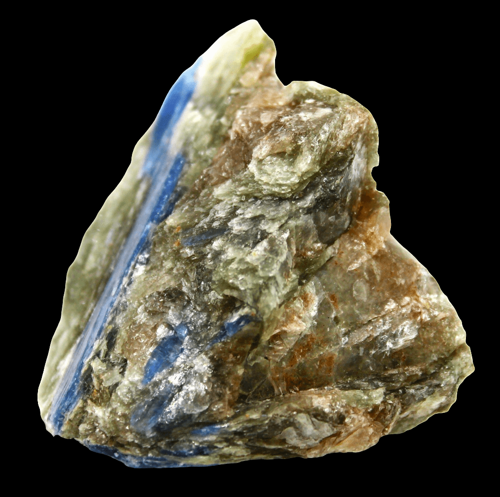 Vivid Blue Kyanite in Mica Matrix | USA