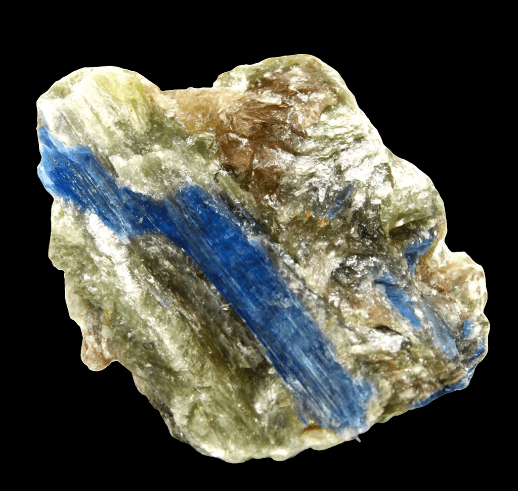 Vivid Blue Kyanite in Mica Matrix | USA