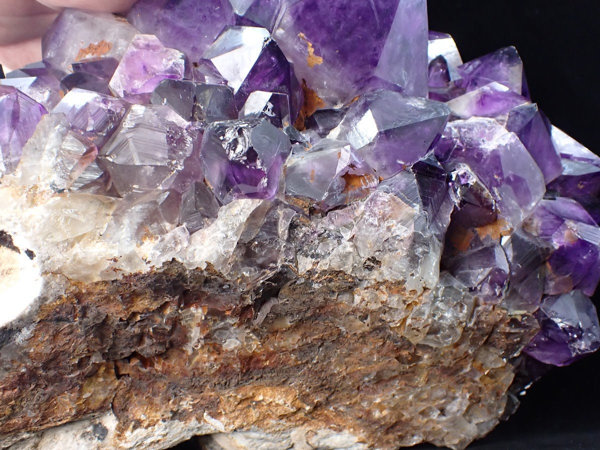 XL Amethyst Cluster with Phantom Zoning – Congo 23 lbs, 12.5" x 9"