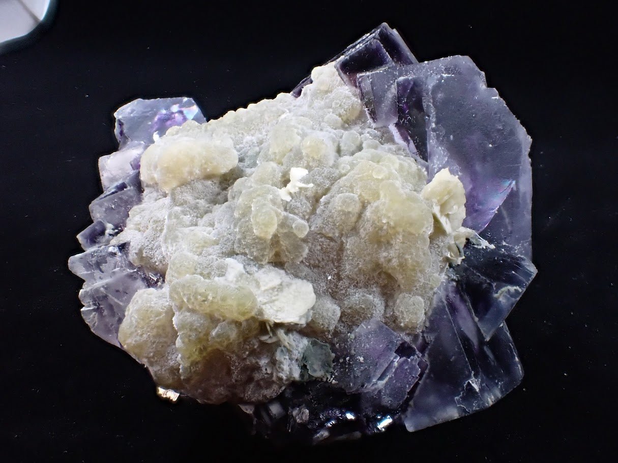 Yindu Fluorite with Barite, Chalcedony and Pyrite – Inner Mongolia, China